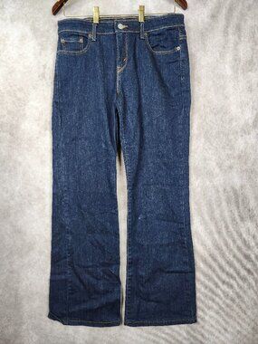 Levi's 515 Boot Cut Dark Wash Jeans Size 10P
